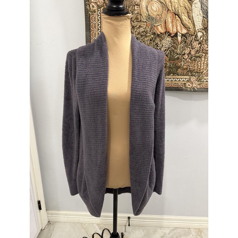 Barefoot Dreams Sweater Womens XS/S Gray CozyChic Lite Open‎ Front Cardigan